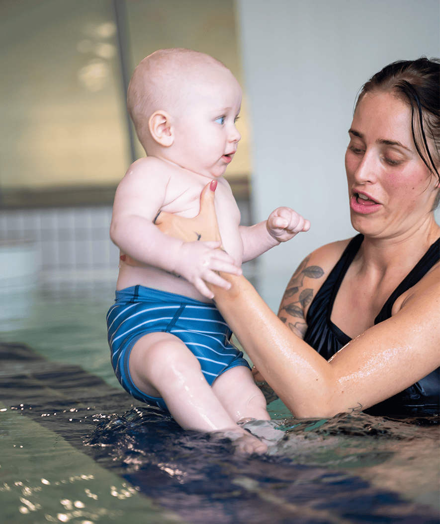 Watery swim nappies for kids - Neoprene Swim Nappy - Atlantic Pink