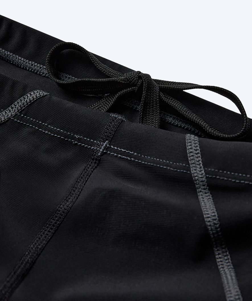 Watery competition swim trunks for boys - Rapidskin 2.0 - Black