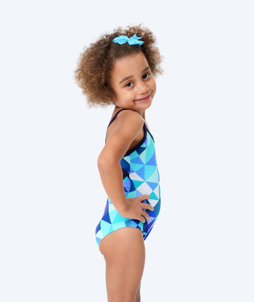 Watery swimsuit for girls - Laguna - Blue