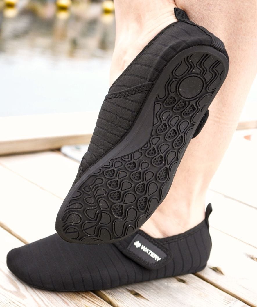 Watery neoprene swim shoes for adults - Poseidon - Blue