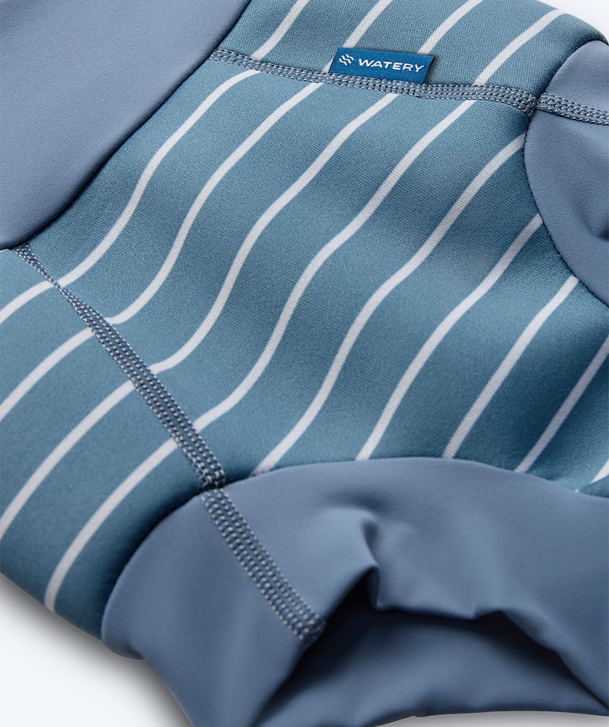 Watery swim nappies for kids - Neoprene Swim Nappy - Nordic Blue Stripes
