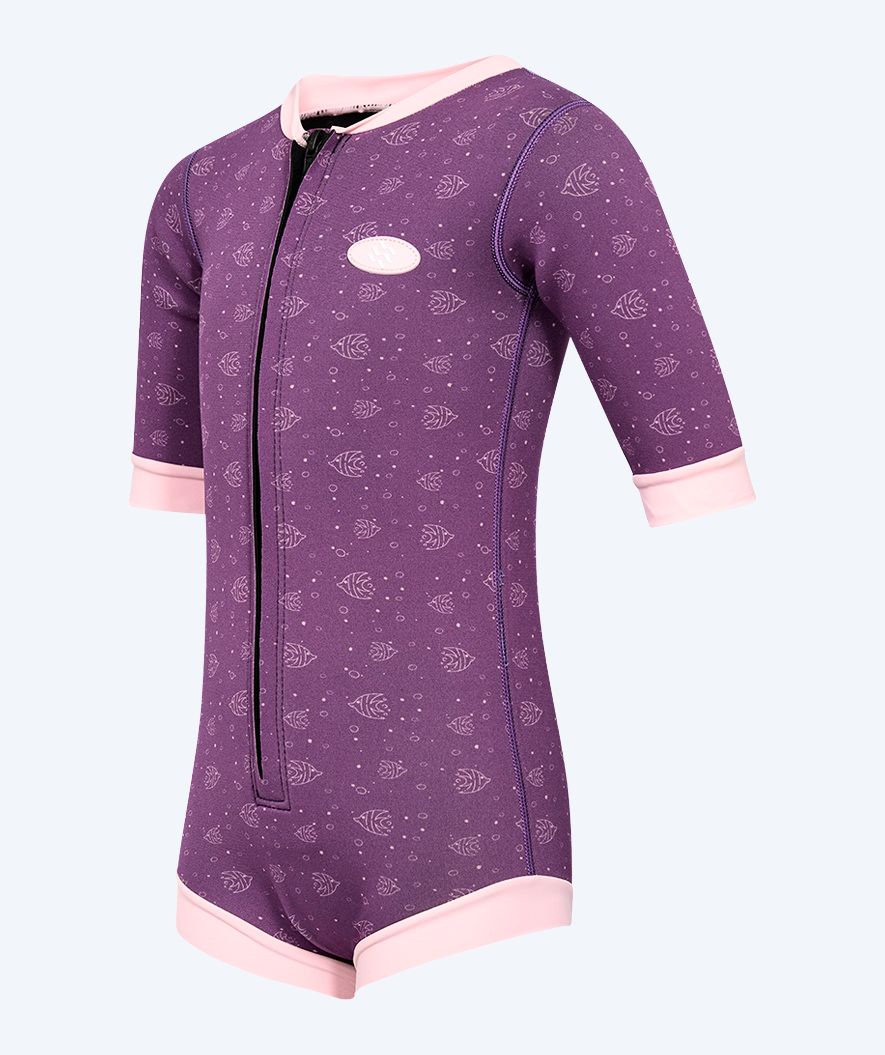Watery wetsuit for kids - Baia Full-Body - Atlantic Purple