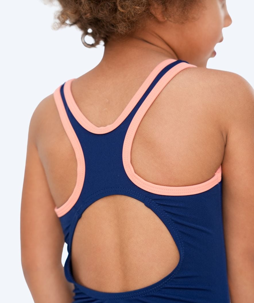Watery swimsuit for girls - Hurley - Dark blue/orange