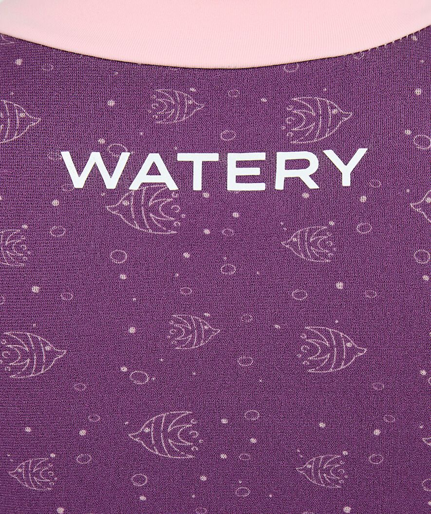 Watery wetsuit for kids - Baia Full-Body - Atlantic Purple