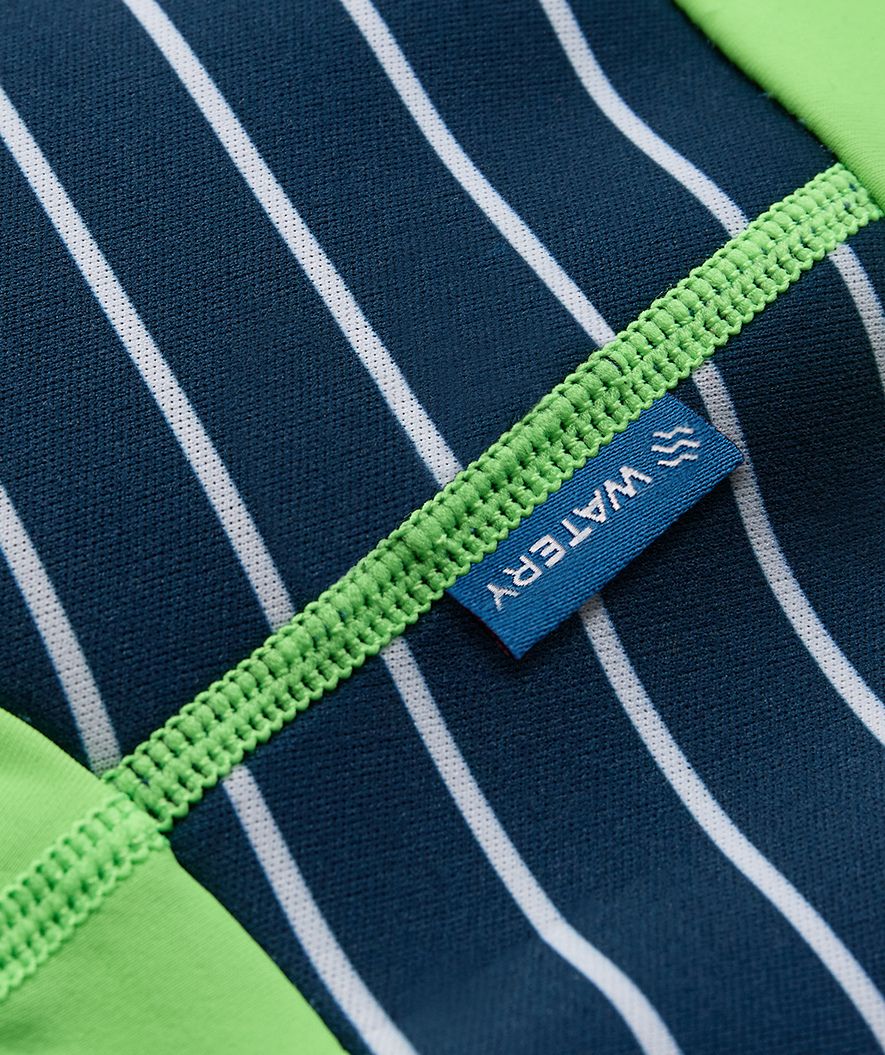 Watery swim nappies for kids - Neoprene Swim Nappy - Green Stripes