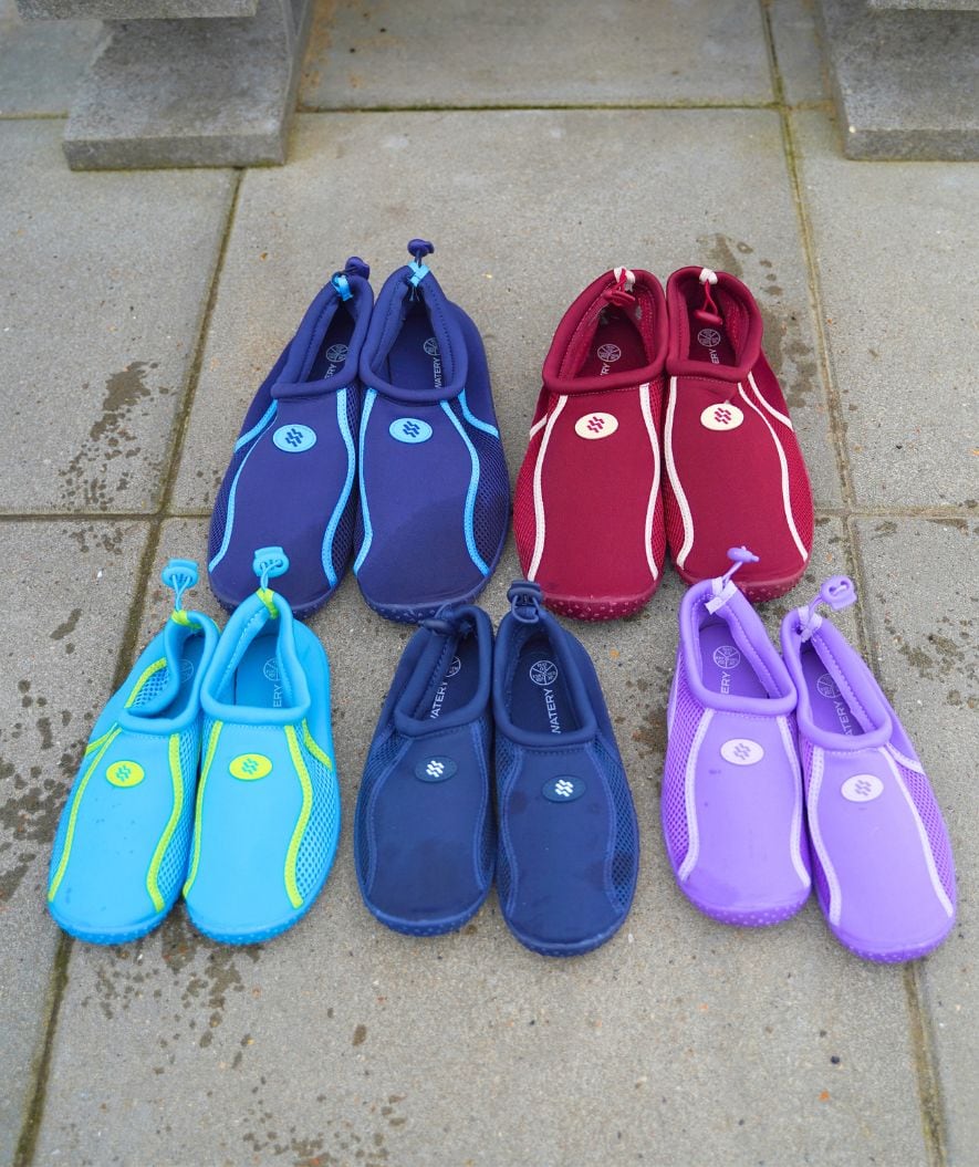 Watery swim shoes for kids - Spinner - Blue/green