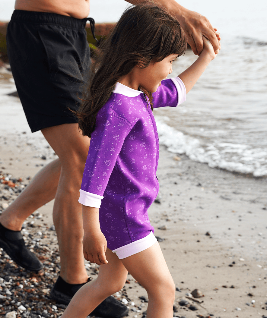 Watery wetsuit for kids - Baia Full-Body - Atlantic Turquoise