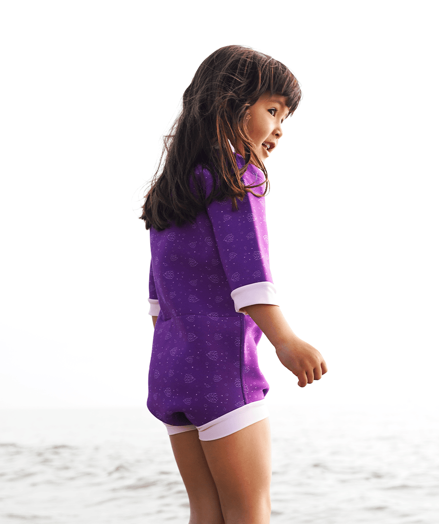 Watery wetsuit for kids - Baia Full-Body - Atlantic Turquoise