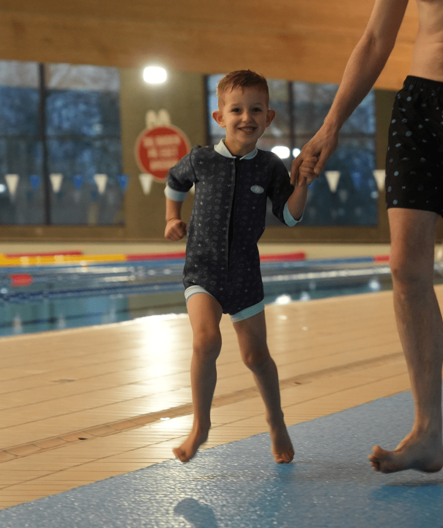 Watery wetsuit for kids - Baia Full-Body - Atlantic Turquoise