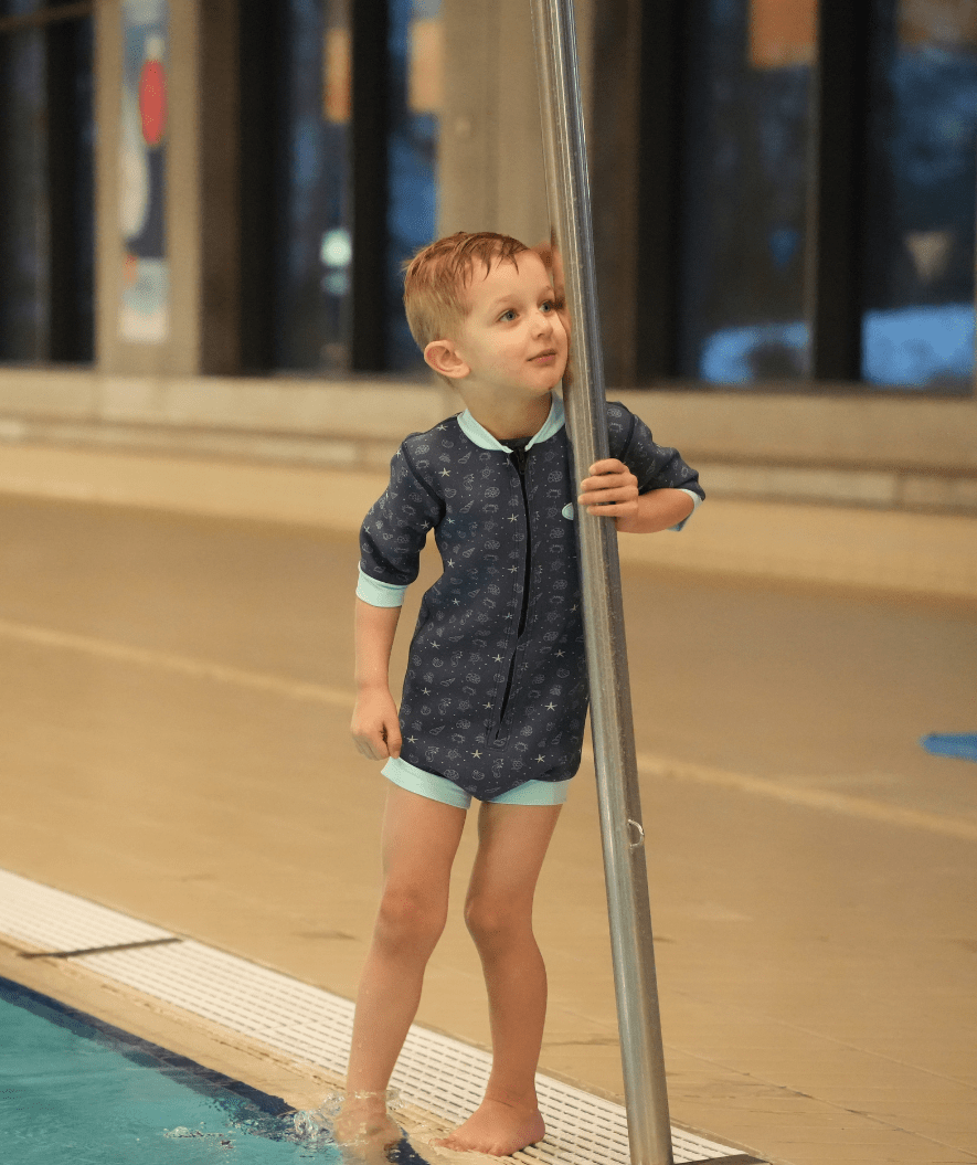 Watery wetsuit for kids - Baia Full-Body - Atlantic Purple
