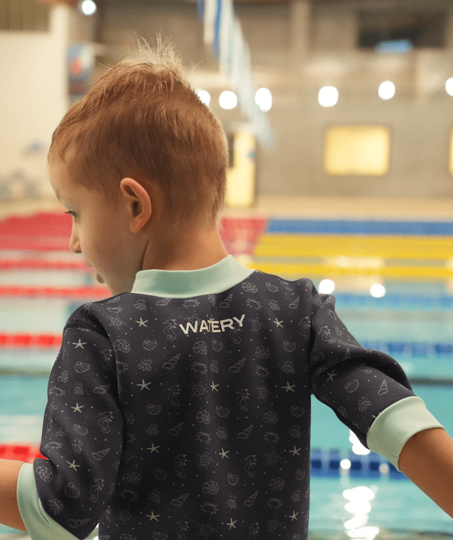 Watery wetsuit for kids - Baia Full-Body - Atlantic Turquoise