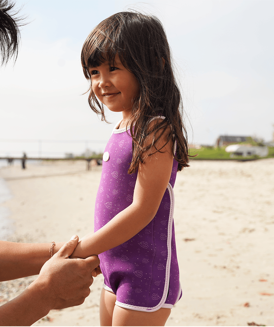 Watery wetsuit for kids - Baia Wrap - Atlantic Purple