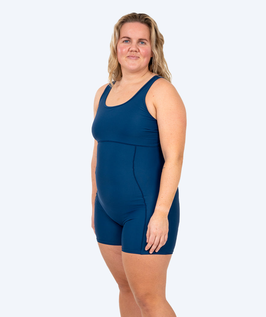 Watery swimsuit with skirt for women - Tirta - Dark blue