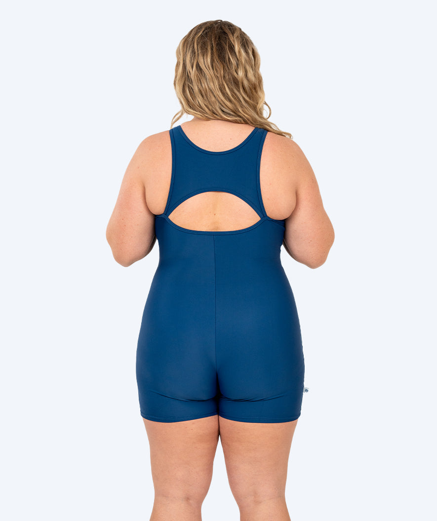 Watery swimsuit with skirt for women - Tirta - Dark blue