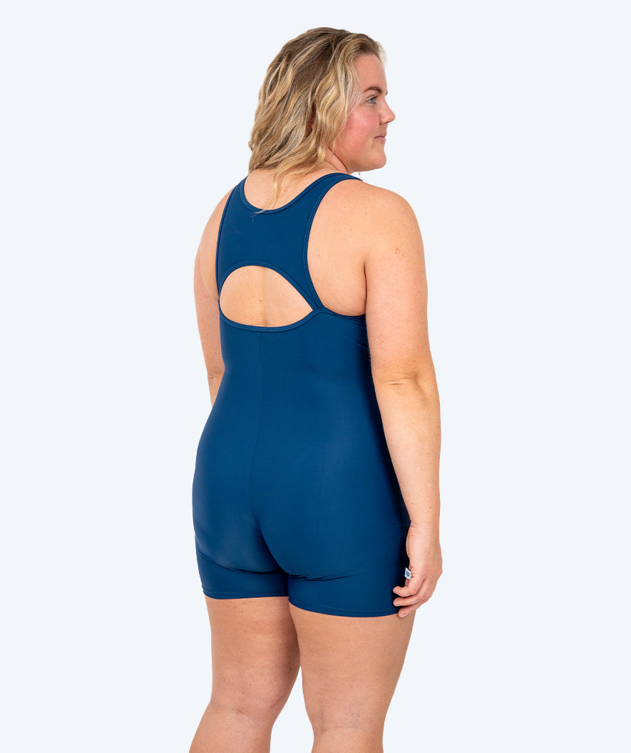 Watery swimsuit with skirt for women - Tirta - Dark blue