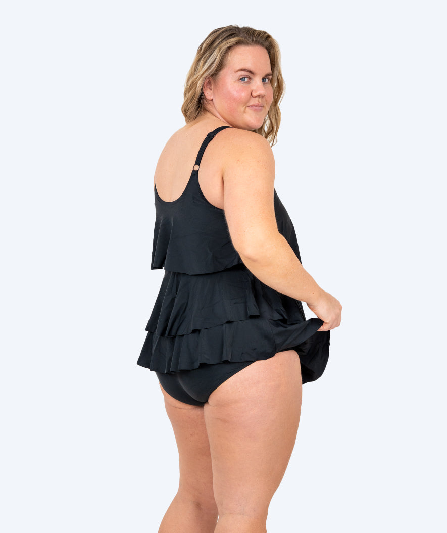 Watery swimsuit with skirt for women - Hydra - Black