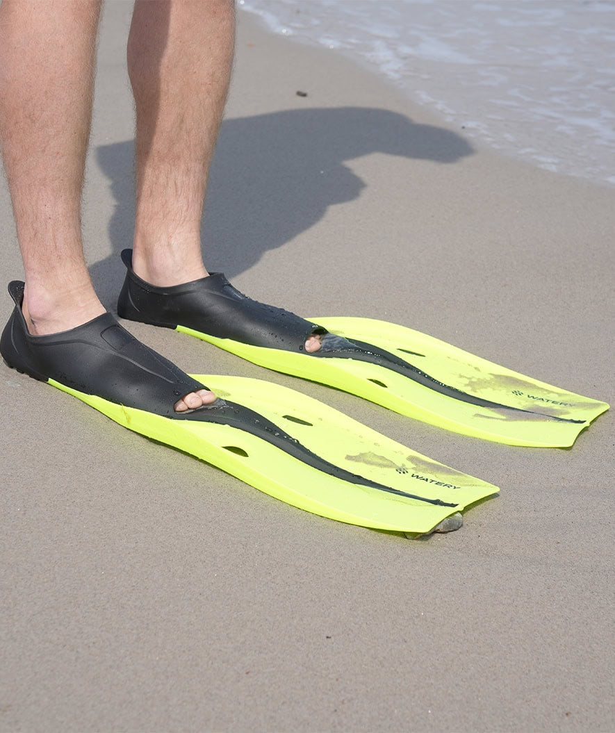 Watery snorkel set for adults (from 15 years) - Nebula/Breeve - Black/Red