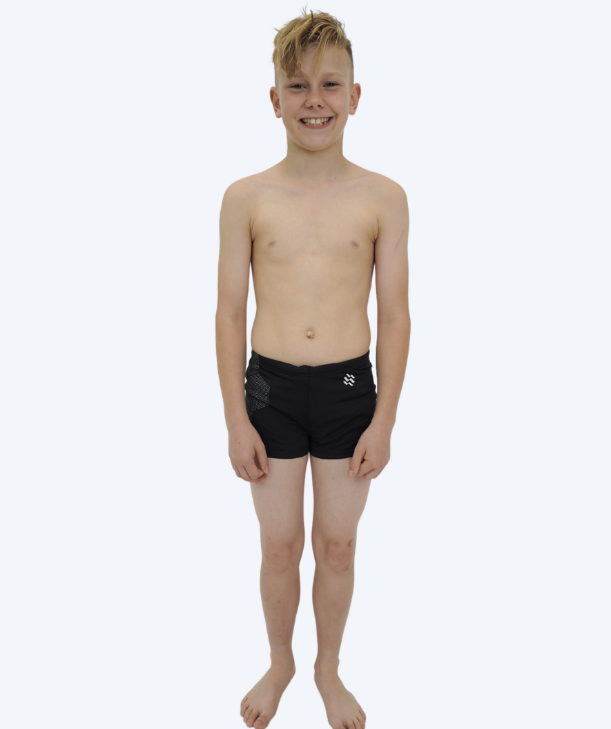 Watery swim trunks for boys - Flaming Vegas Eco - Green Corner