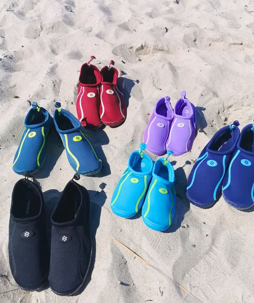 Watery swim shoes for kids - Spinner - Blue/green