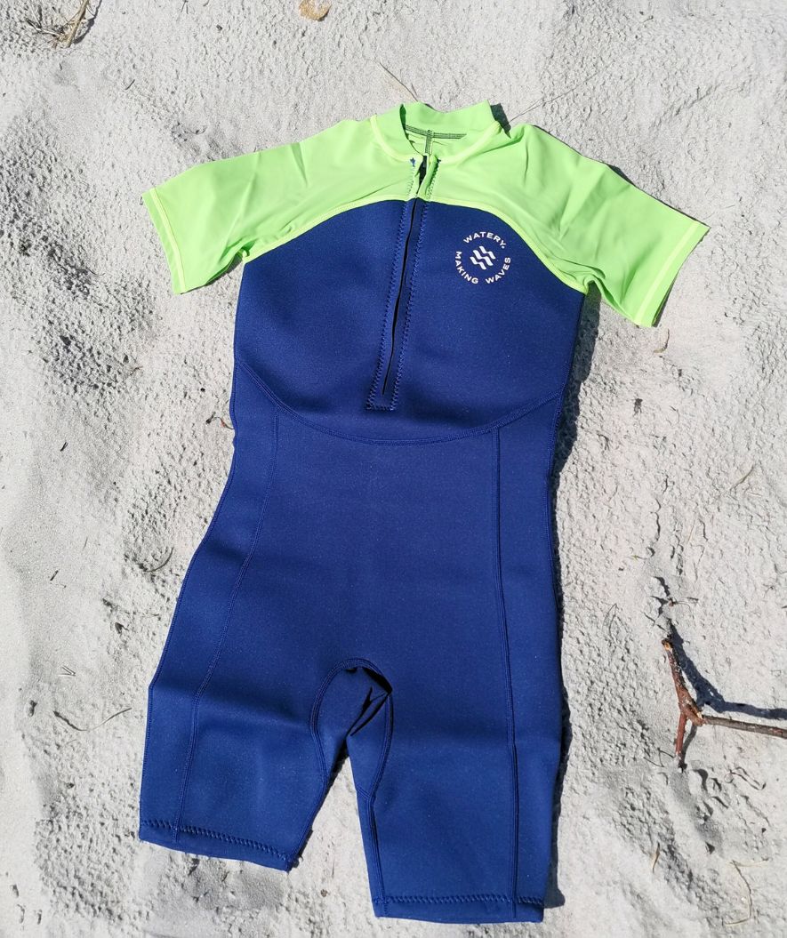 Watery UV wetsuit for kids - Calypso Long Sleeved - Atlantic Green