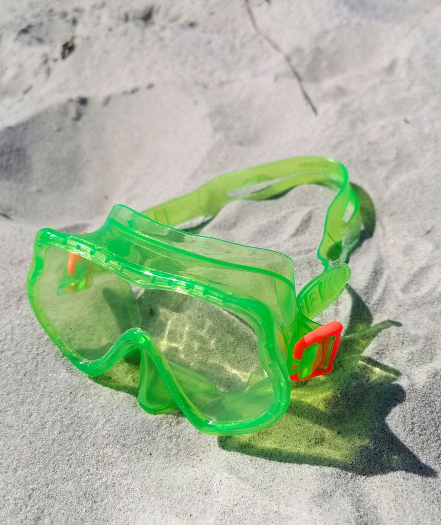 Watery diving mask for kids (4-10) - Winslet - Green