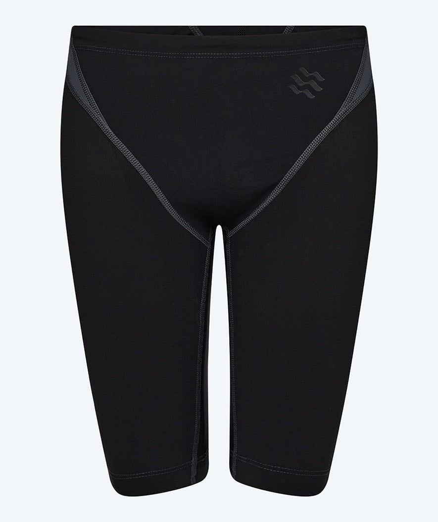 Watery competition swim trunks for boys - Rapidskin 2.0 - Black