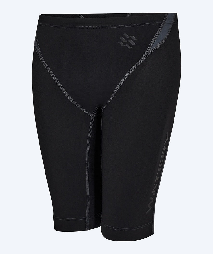 Watery competition swim trunks for boys - Rapidskin 2.0 - Black