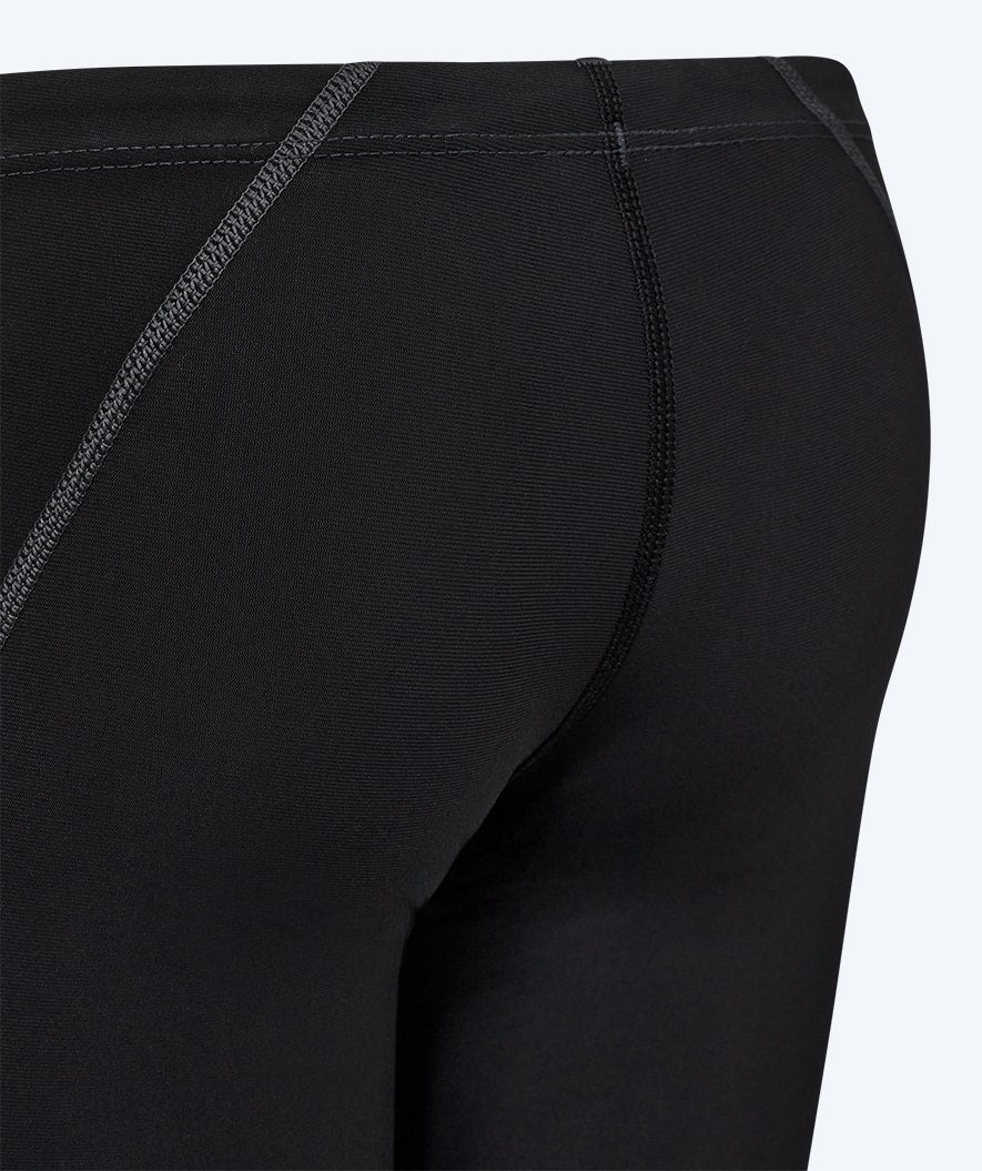 Watery competition swim trunks for boys - Rapidskin 2.0 - Black
