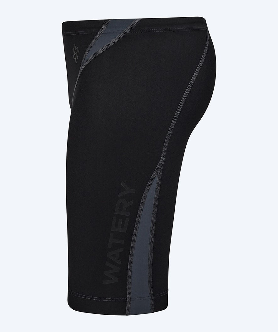 Watery competition swim trunks for boys - Rapidskin 2.0 - Black