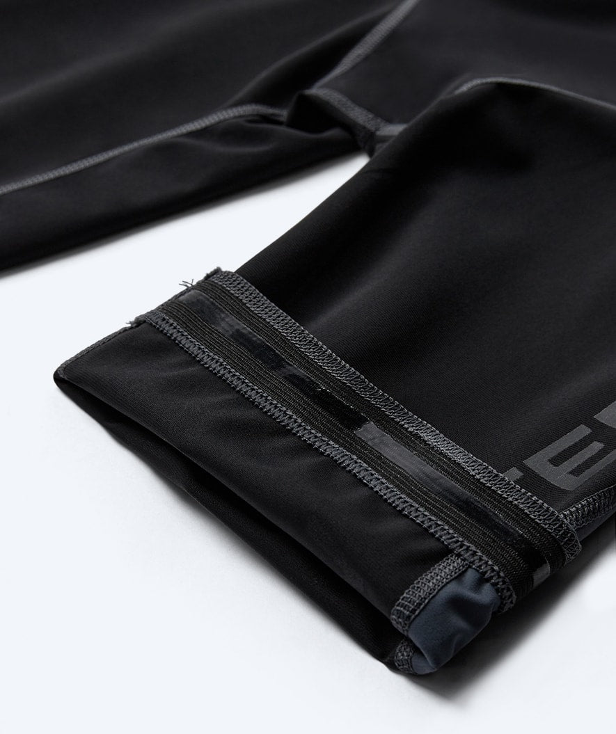 Watery competition swim trunks for boys - Rapidskin 2.0 - Black