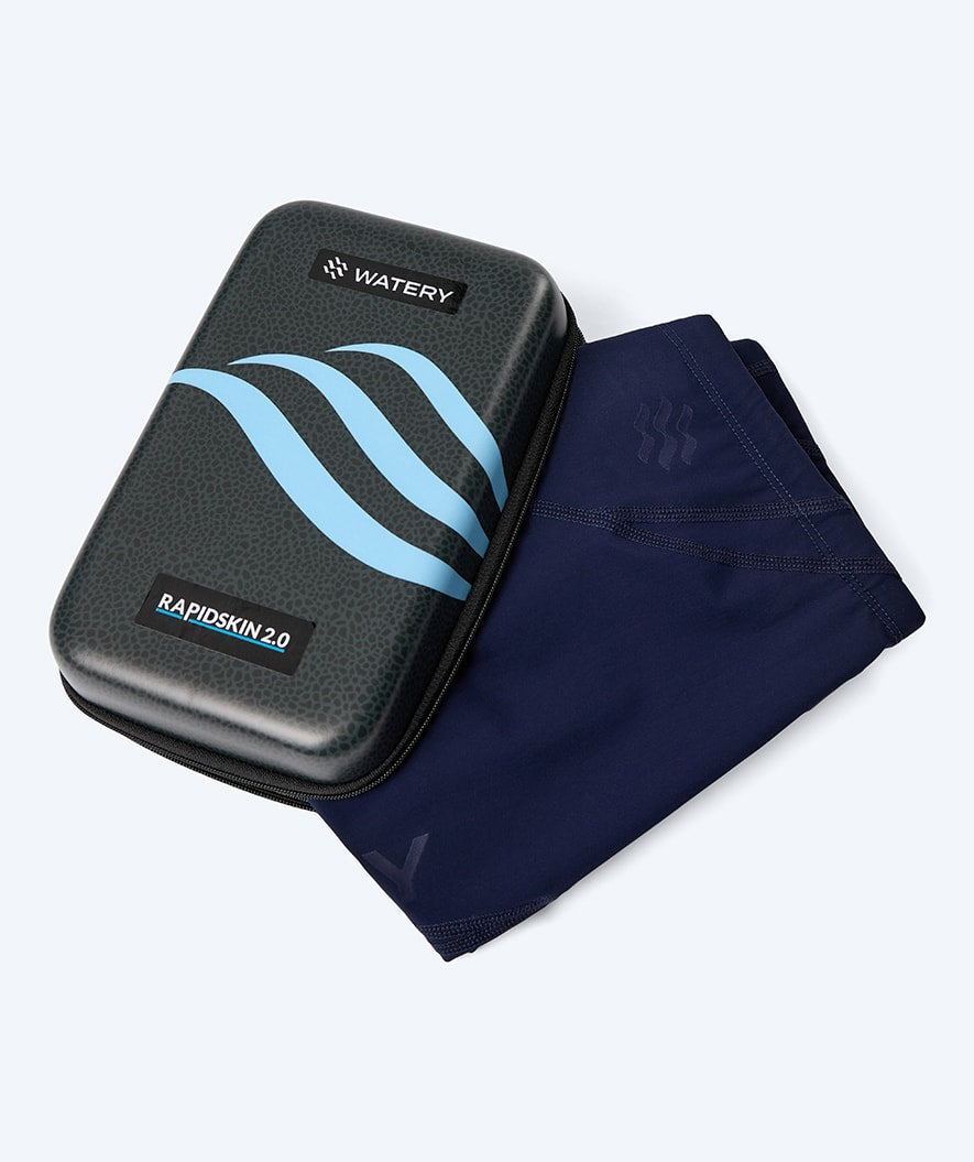 Watery competition swim trunks for boys - Rapidskin 2.0 - Dark Blue