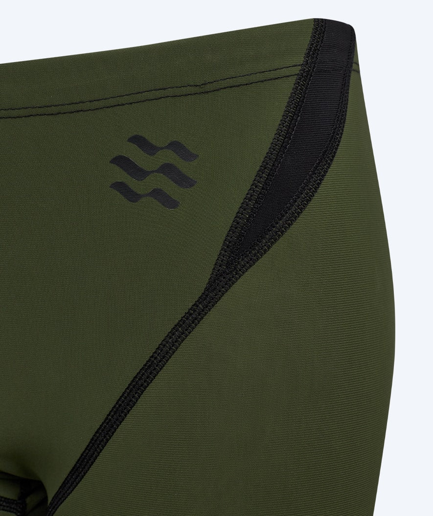 Watery competition swim trunks for boys - Rapidskin 2.0 - Green