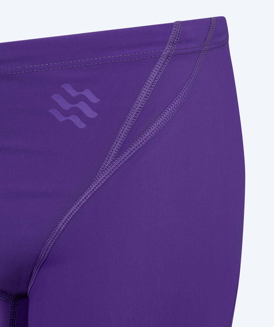Watery competition swim trunks for boys - Rapidskin 2.0 - Purple