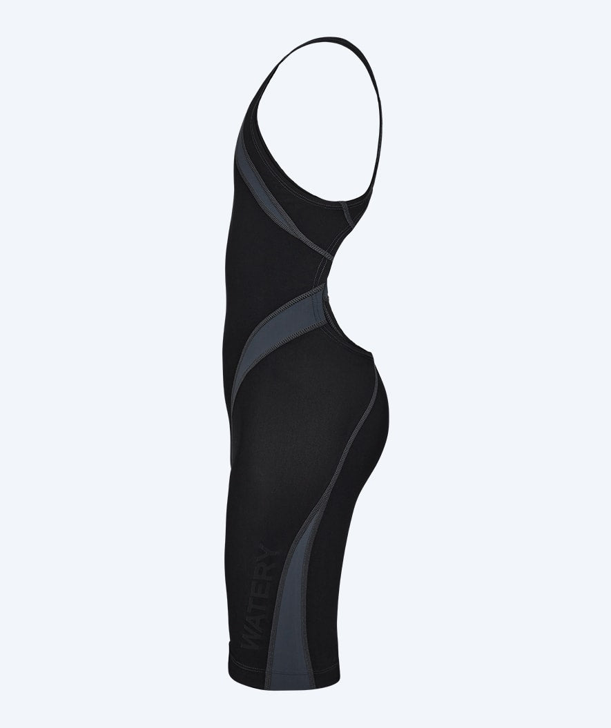 Watery competition swimsuit for girls - Rapidskin 2.0 - Black