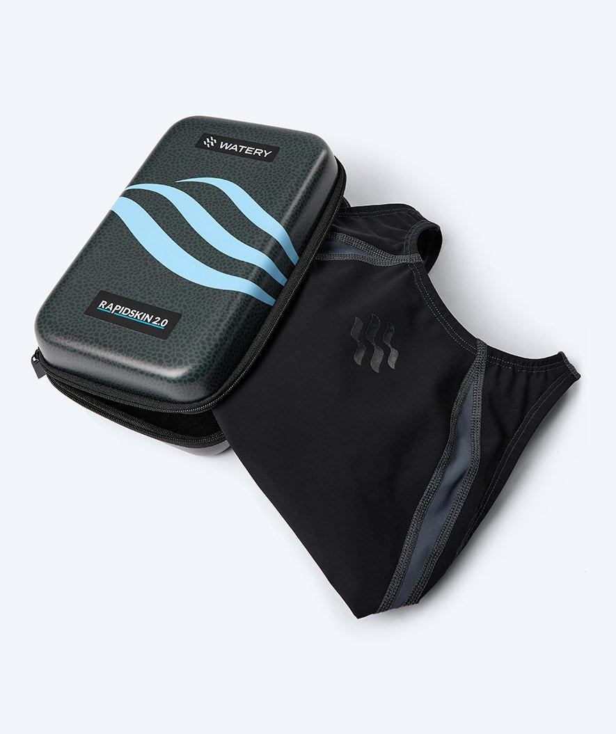 Watery competition swimsuit for girls - Rapidskin 2.0 - Black