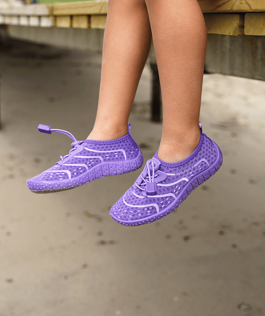 Watery swim shoes for kids - Nerida - Purple