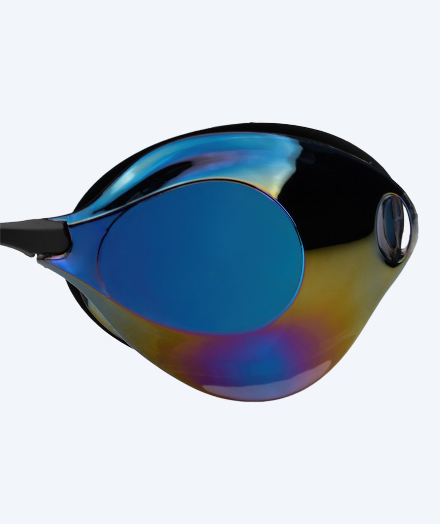 Watery swim goggles - Stealth Mirror - Black/gold