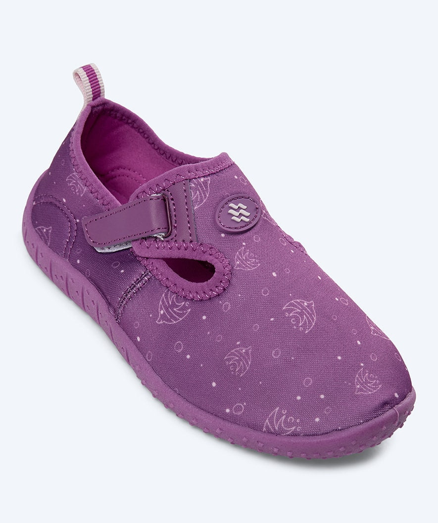 Watery swim shoes for kids - Romney - Purple