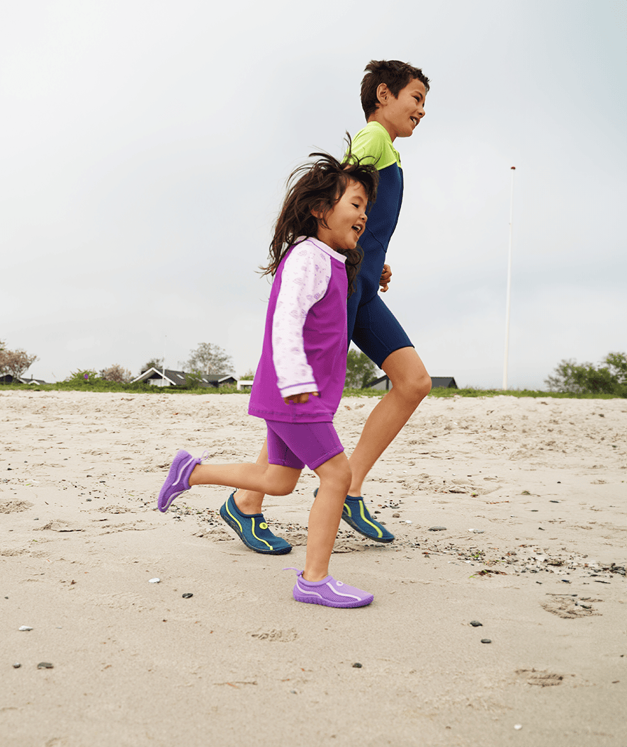 Watery swim shoes for kids - Spinner - Blue/green
