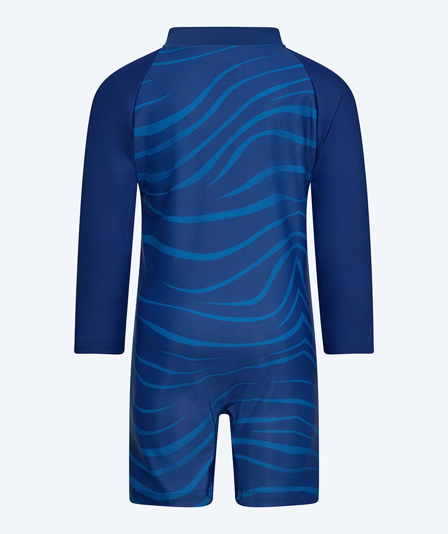 Watery UV-suit for kids - Fjord Long Sleeve Rashguard - Dark blue