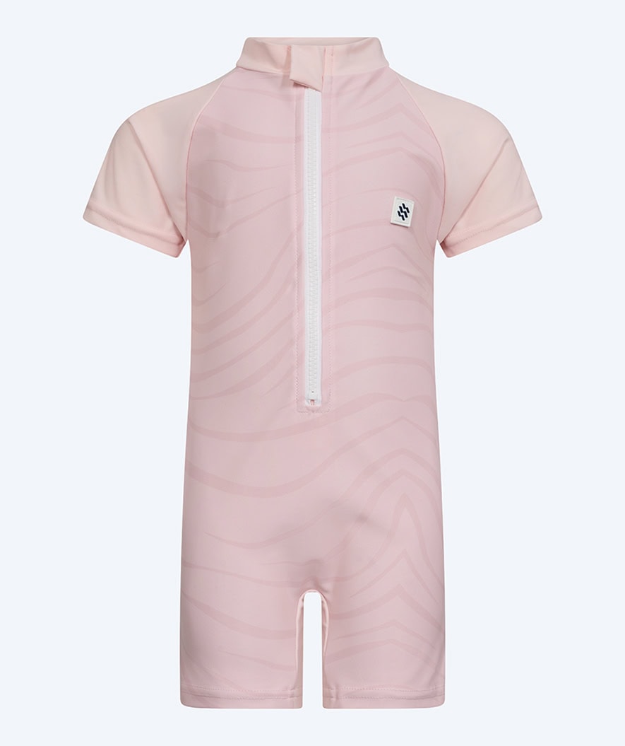Watery UV-suit for children - Fjord Short Sleeve Rashguard - Pink