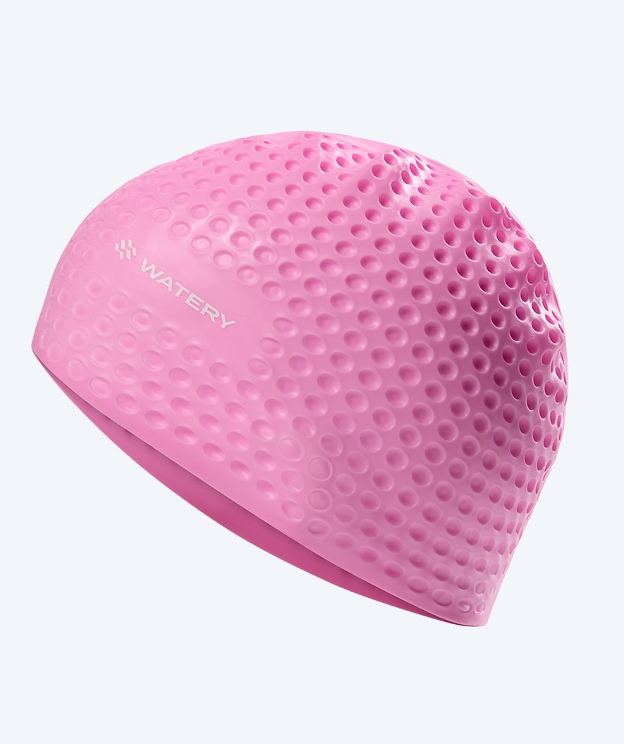 Watery swim cap - Larunda Bubble - Light pink