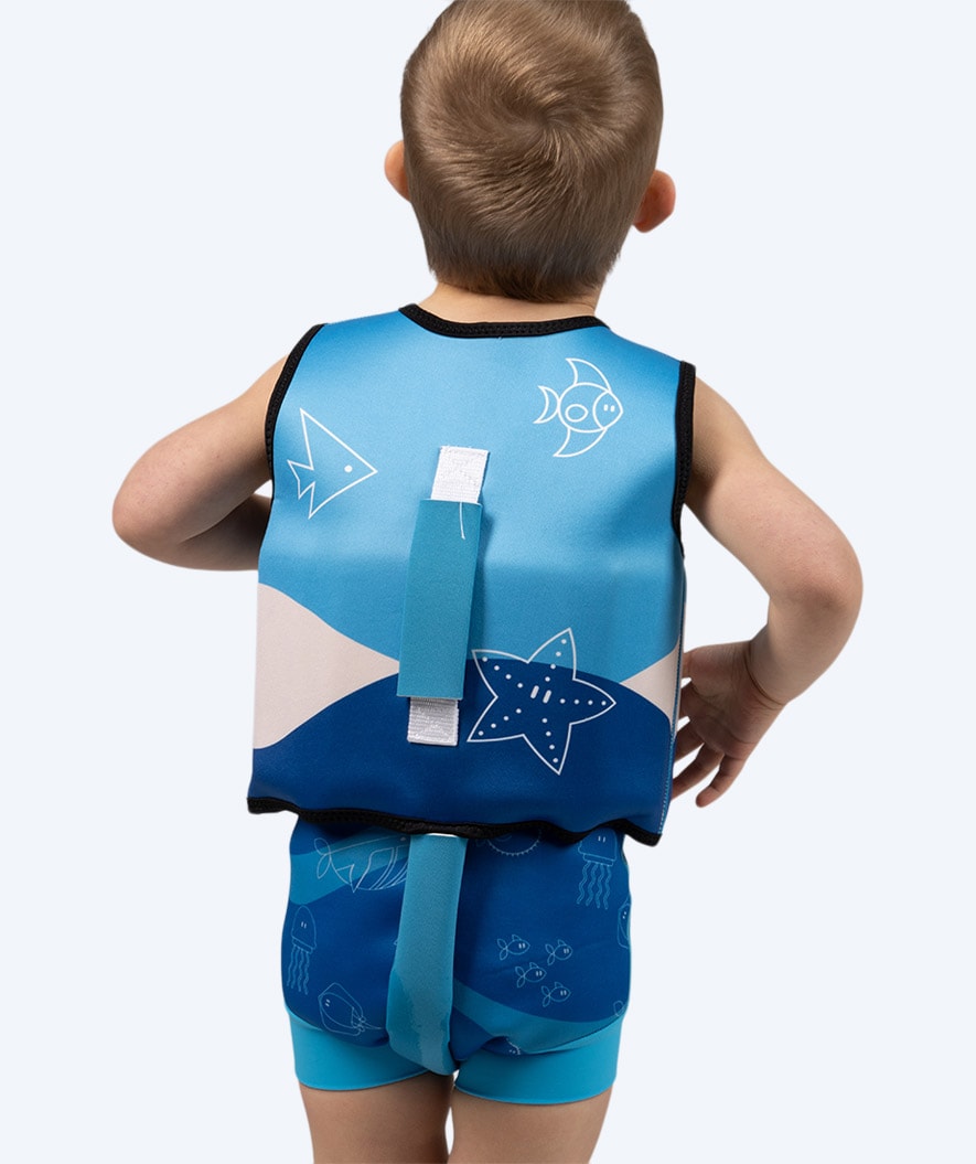 Watery swim vest for kids (1-6) - Active - Atlantic Blue