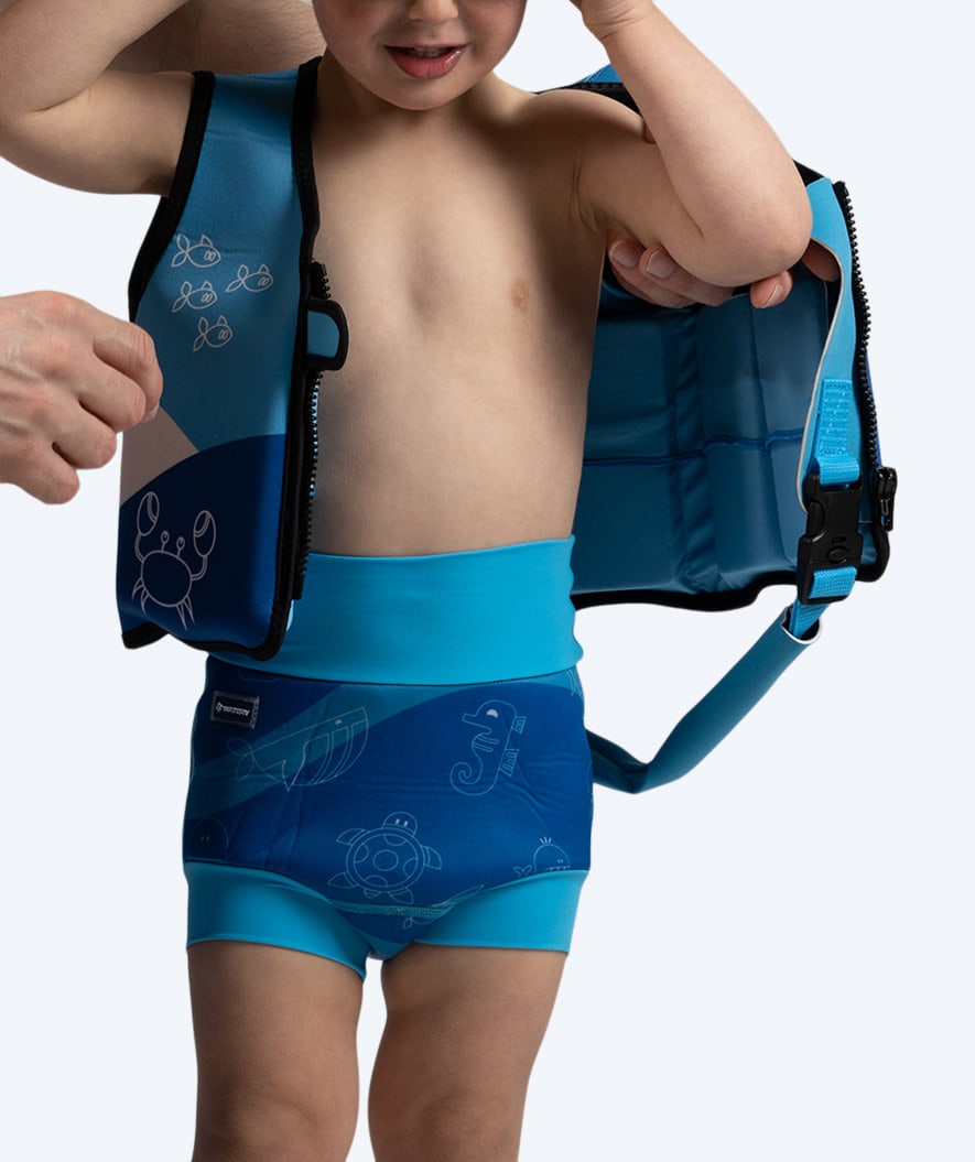 Watery swim vest for kids (1-6) - Active - Atlantic Blue