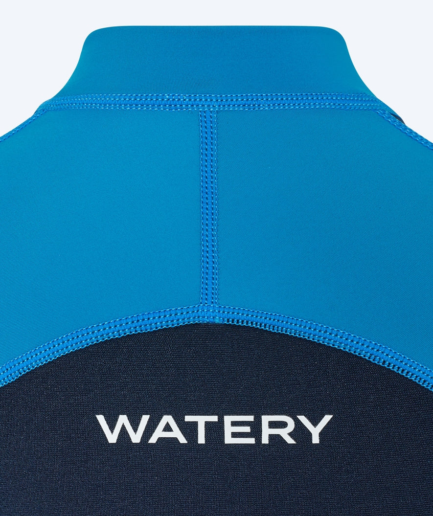 Watery UV wetsuit for kids - Calypso Full-Body - Blue/dark blue