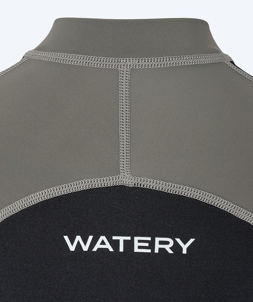 Watery UV wetsuit for kids - Calypso Long Sleeved - Grey/black