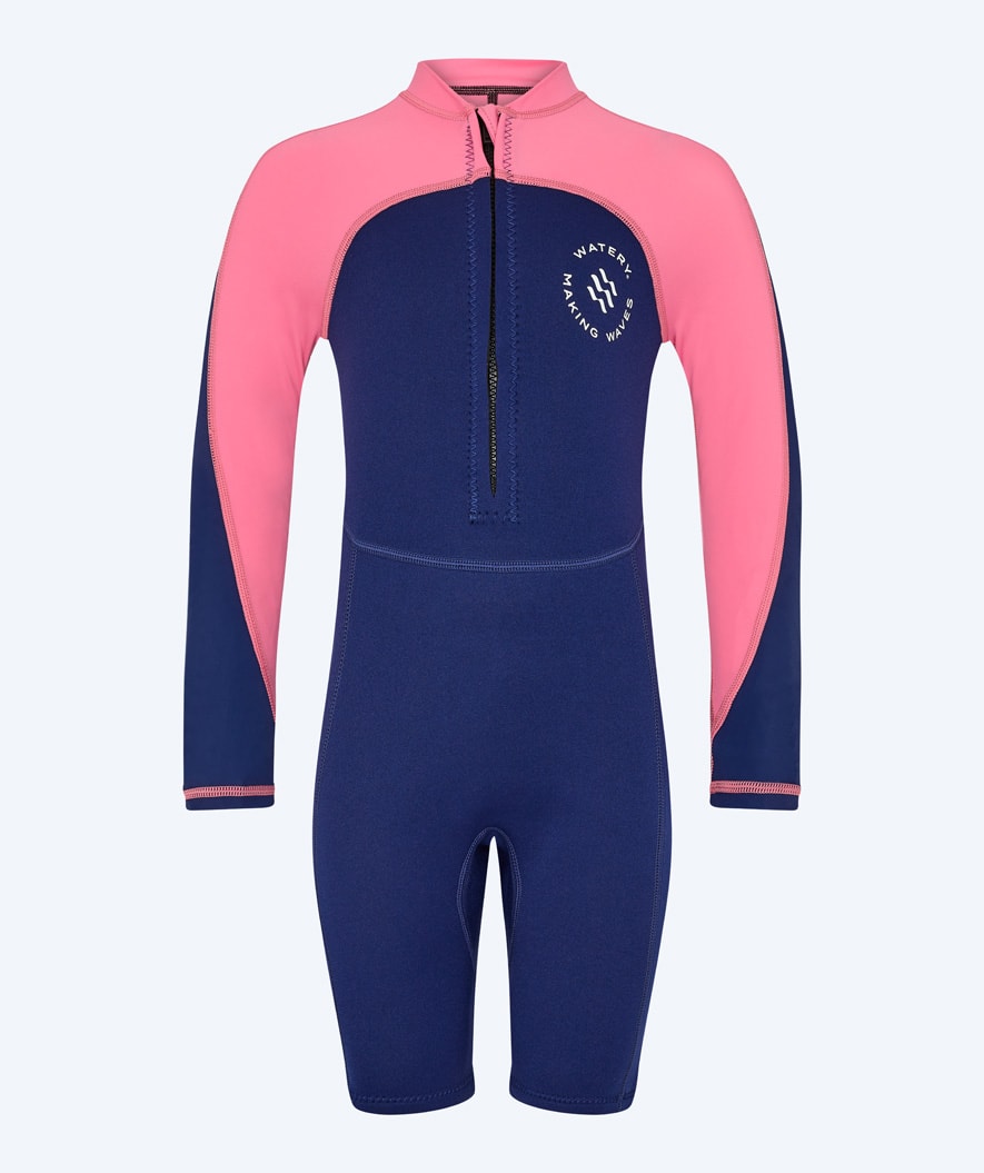 Watery UV wetsuit for kids - Calypso Long Sleeved - Pink