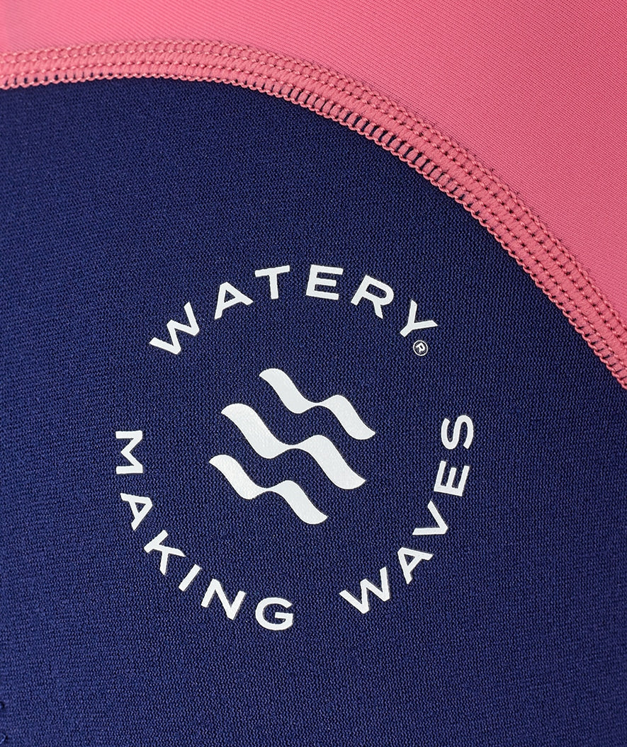 Watery UV wetsuit for kids - Calypso Long Sleeved - Pink