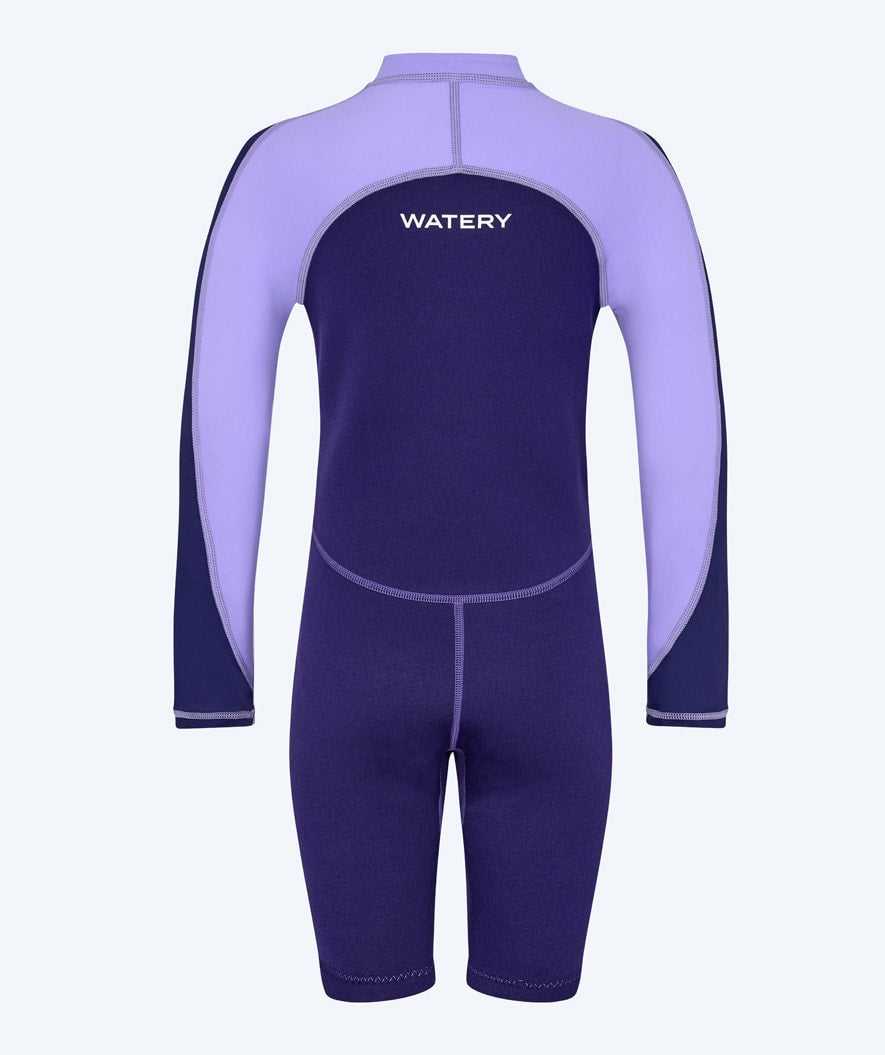 Watery UV wetsuit for kids - Calypso Long Sleeved - Purple