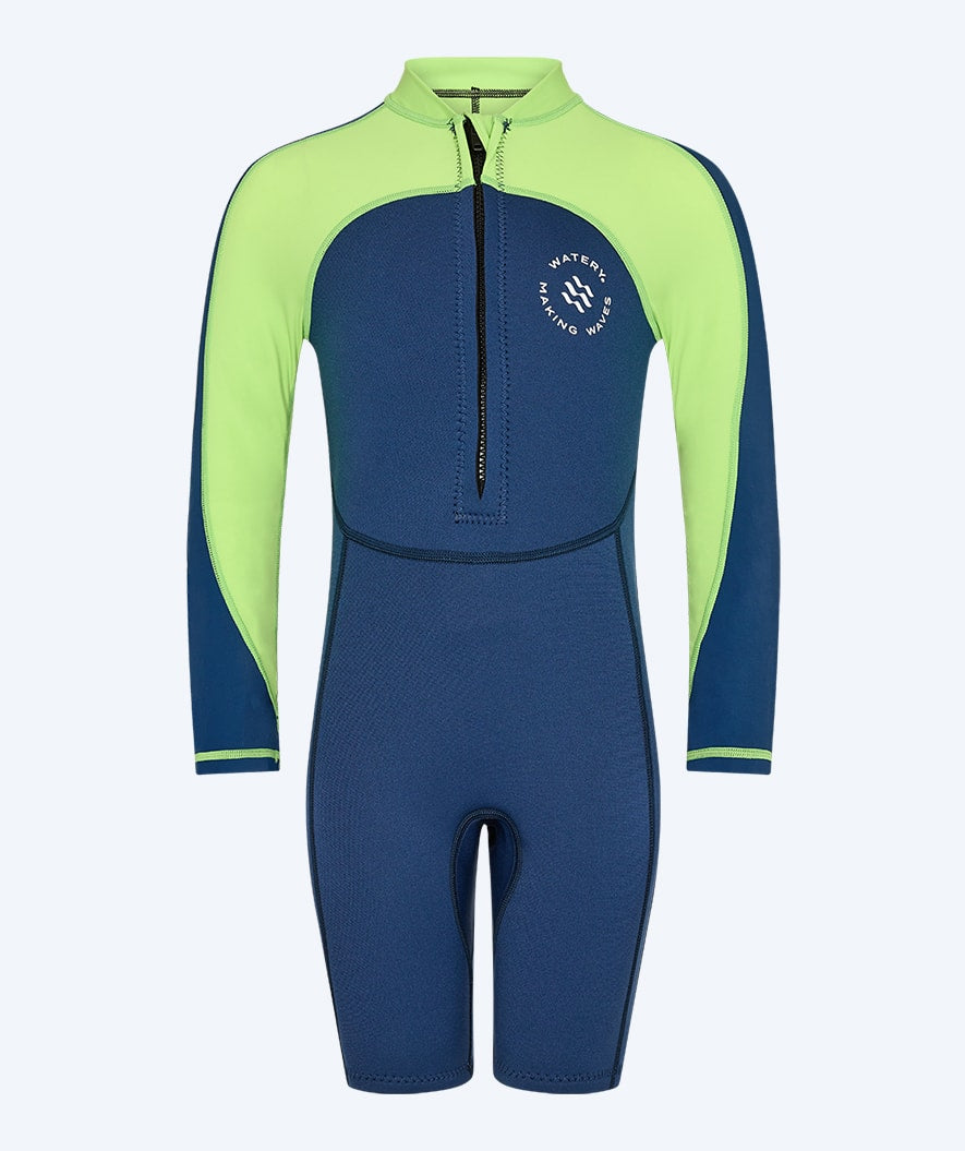 Watery UV wetsuit for kids - Calypso Long Sleeved - Atlantic Green